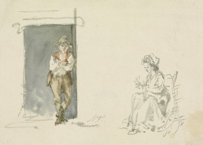 Figure Studies, Boy Standing by Nicholas Pocock